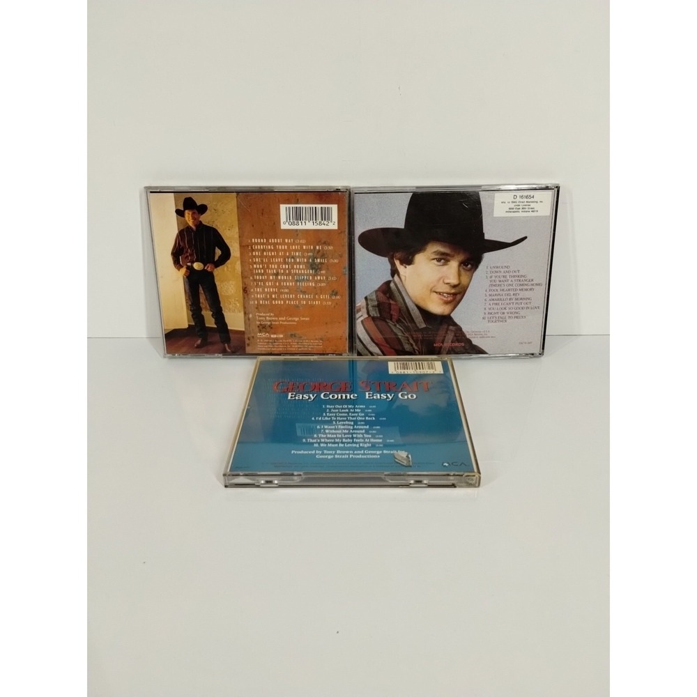 George Strait 3 CD Lot Greatest Hit Easy Come Easy Go Carrying Your Love - Picture 5 of 5